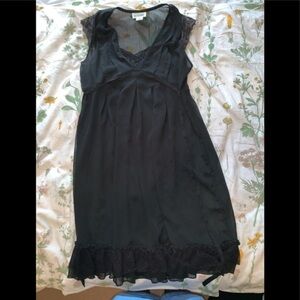 Motherhood black dress